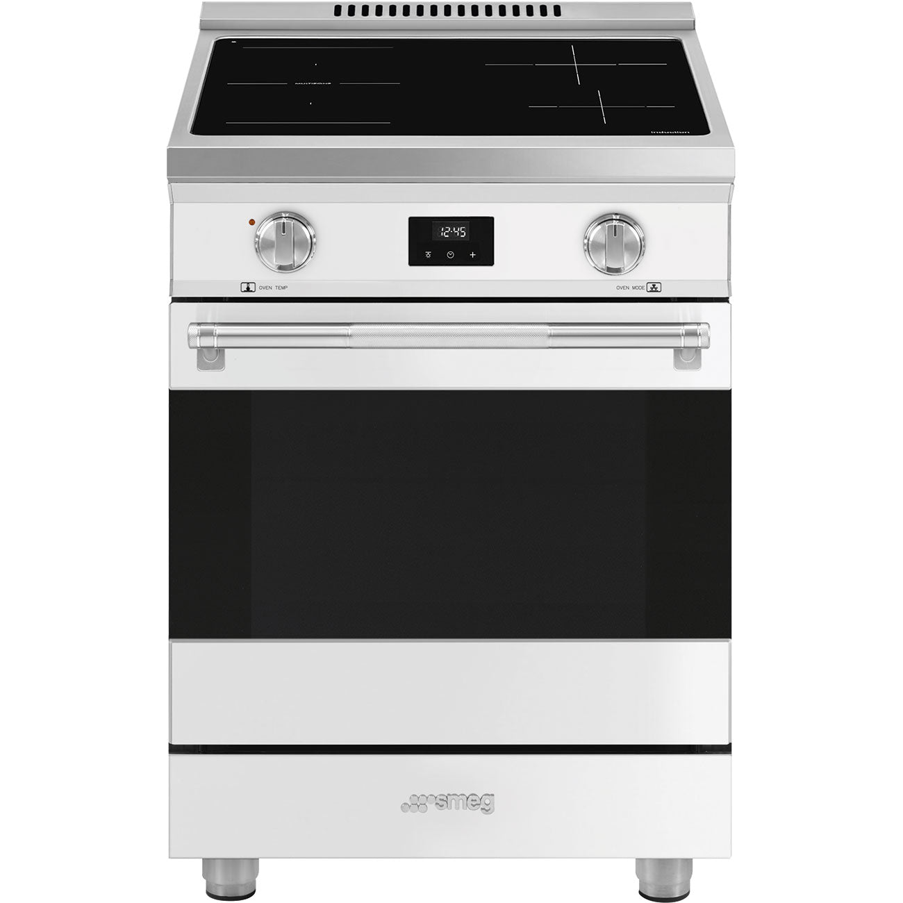 24-Inch Professional Induction Range - Matte White