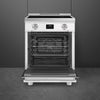 24-Inch Professional Induction Range - Matte White