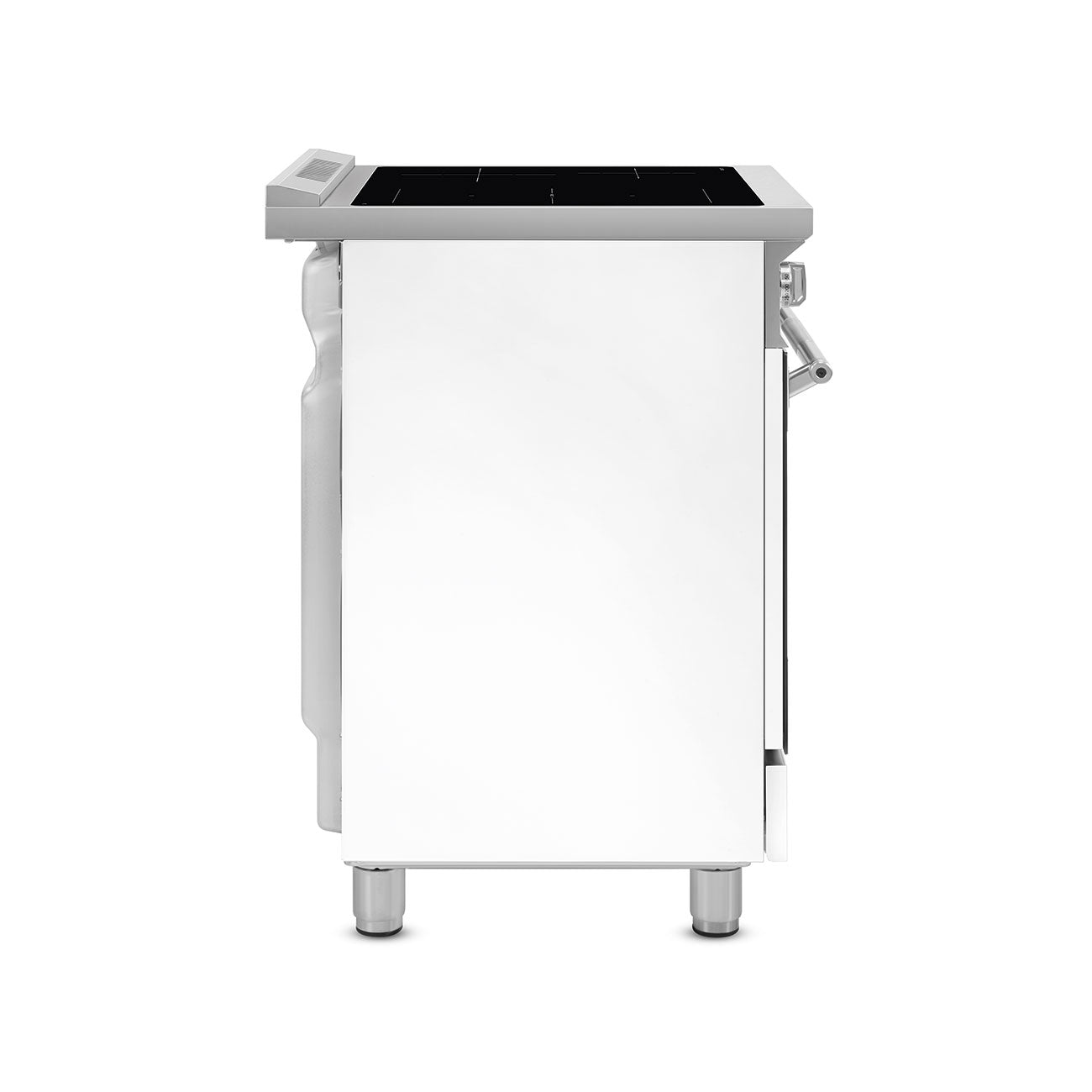 24-Inch Professional Induction Range - Matte White