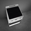 24-Inch Professional Induction Range - Matte White