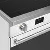 24-Inch Professional Induction Range - Matte White