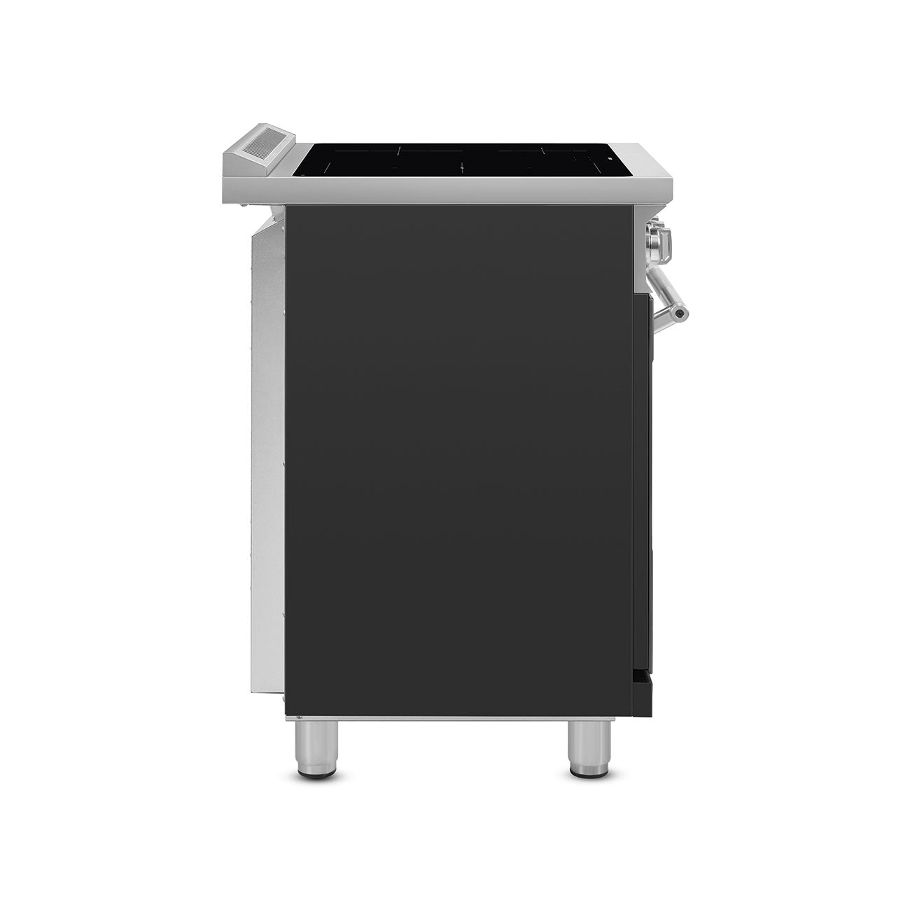 30-Inch Professional Induction Range - Matte Black