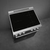 30-Inch Professional Induction Range - Matte Black