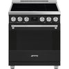 30-Inch Professional Induction Range - Matte Black