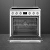 30-Inch Professional Induction Range - Matte White