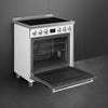 30-Inch Professional Induction Range - Matte White
