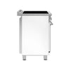 30-Inch Professional Induction Range - Matte White