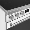 30-Inch Professional Induction Range - Matte White