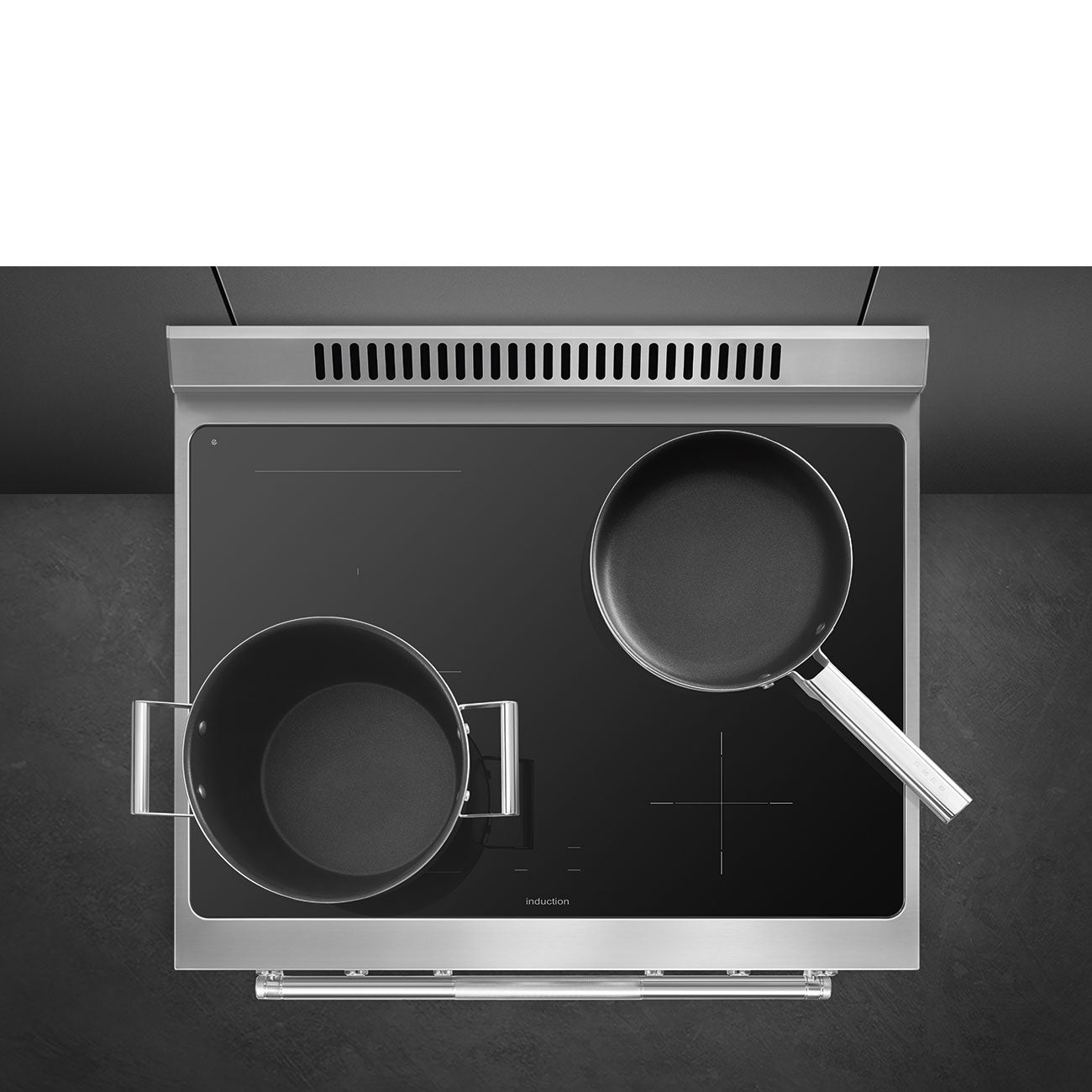 30-Inch Professional Induction Range - Matte White