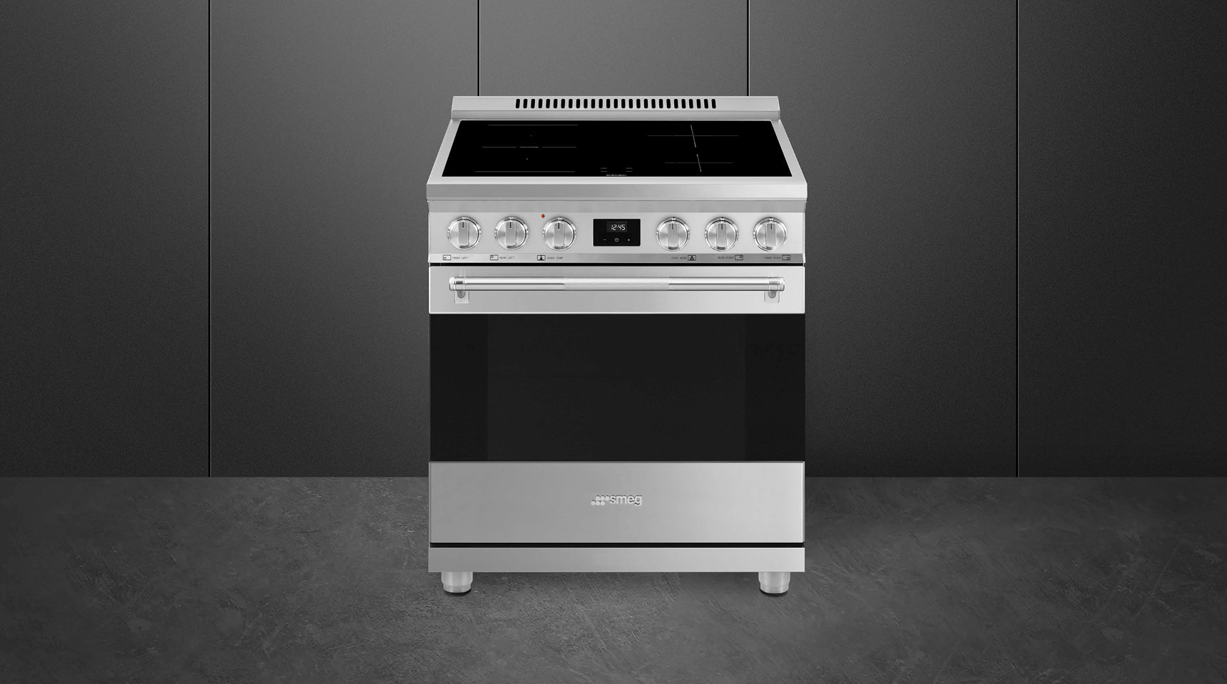 30-Inch Professional Induction Range - Stainless Steel
