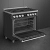 36-Inch Professional Full-Gas Range - Anthracite