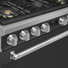 36-Inch Professional Full-Gas Range - Anthracite