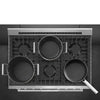 36-Inch Professional Full-Gas Range - Anthracite