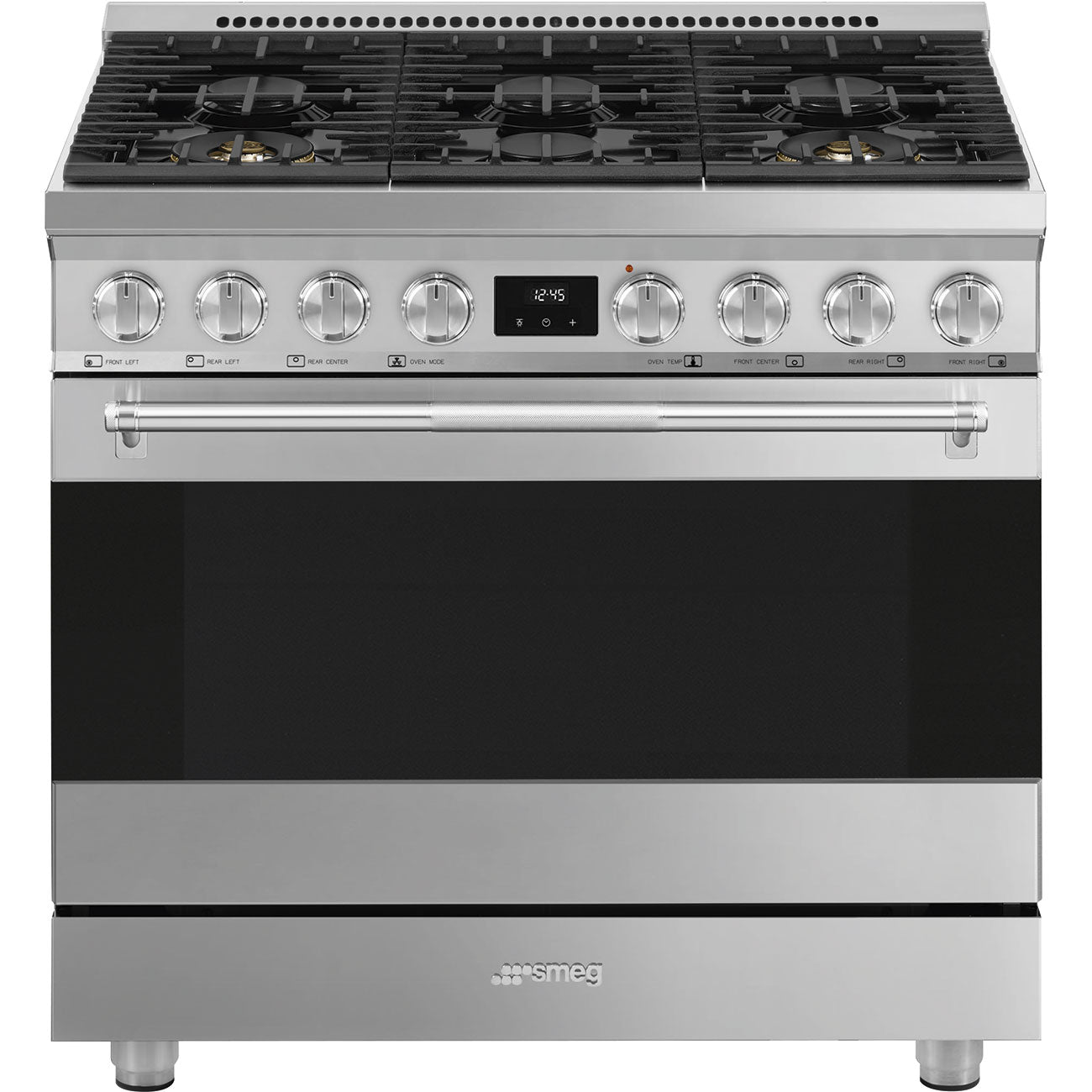 36-Inch Professional Dual-Fuel Range - Stainless Steel