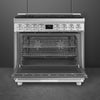 36-Inch Professional Dual-Fuel Range - Stainless Steel