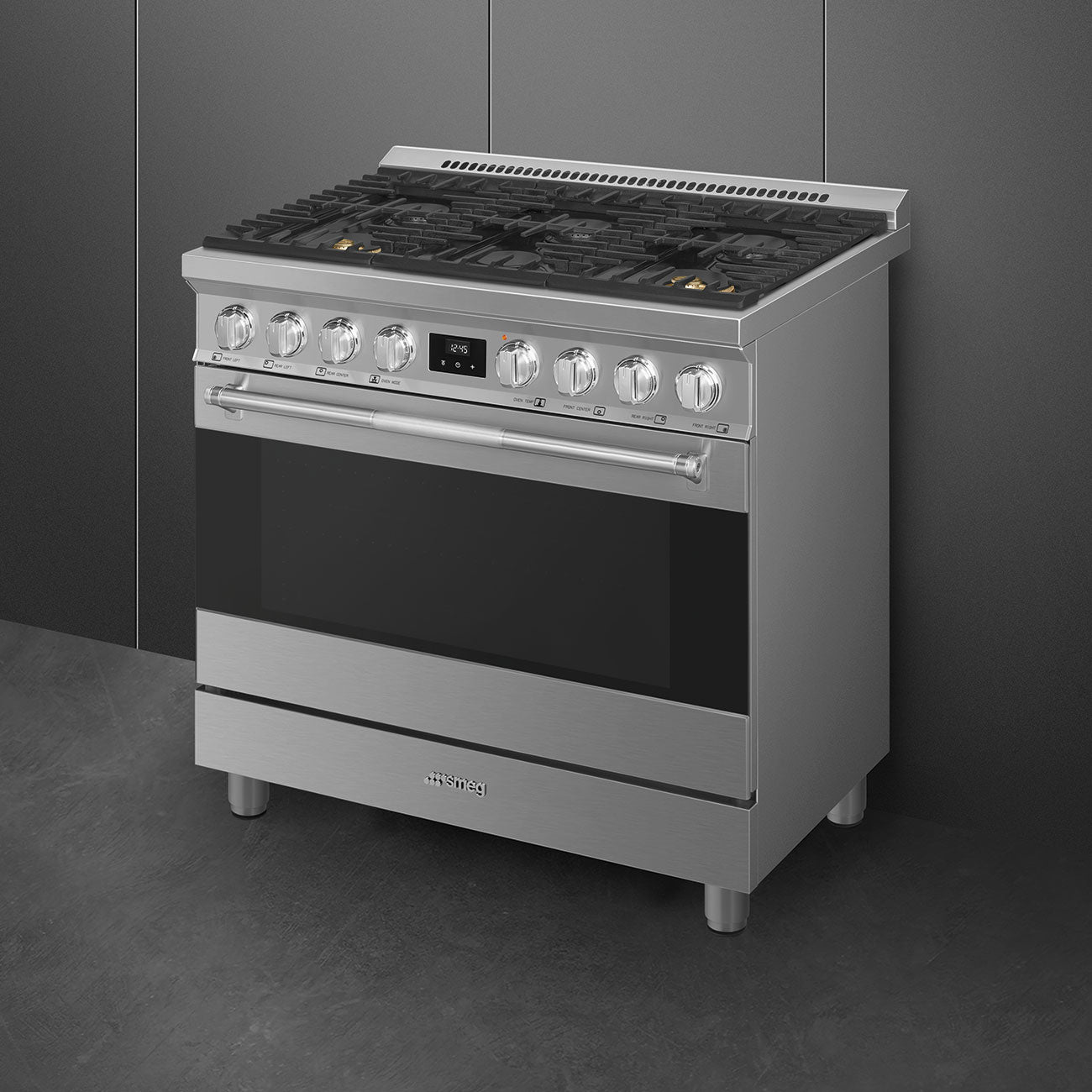 36-Inch Professional Dual-Fuel Range - Stainless Steel