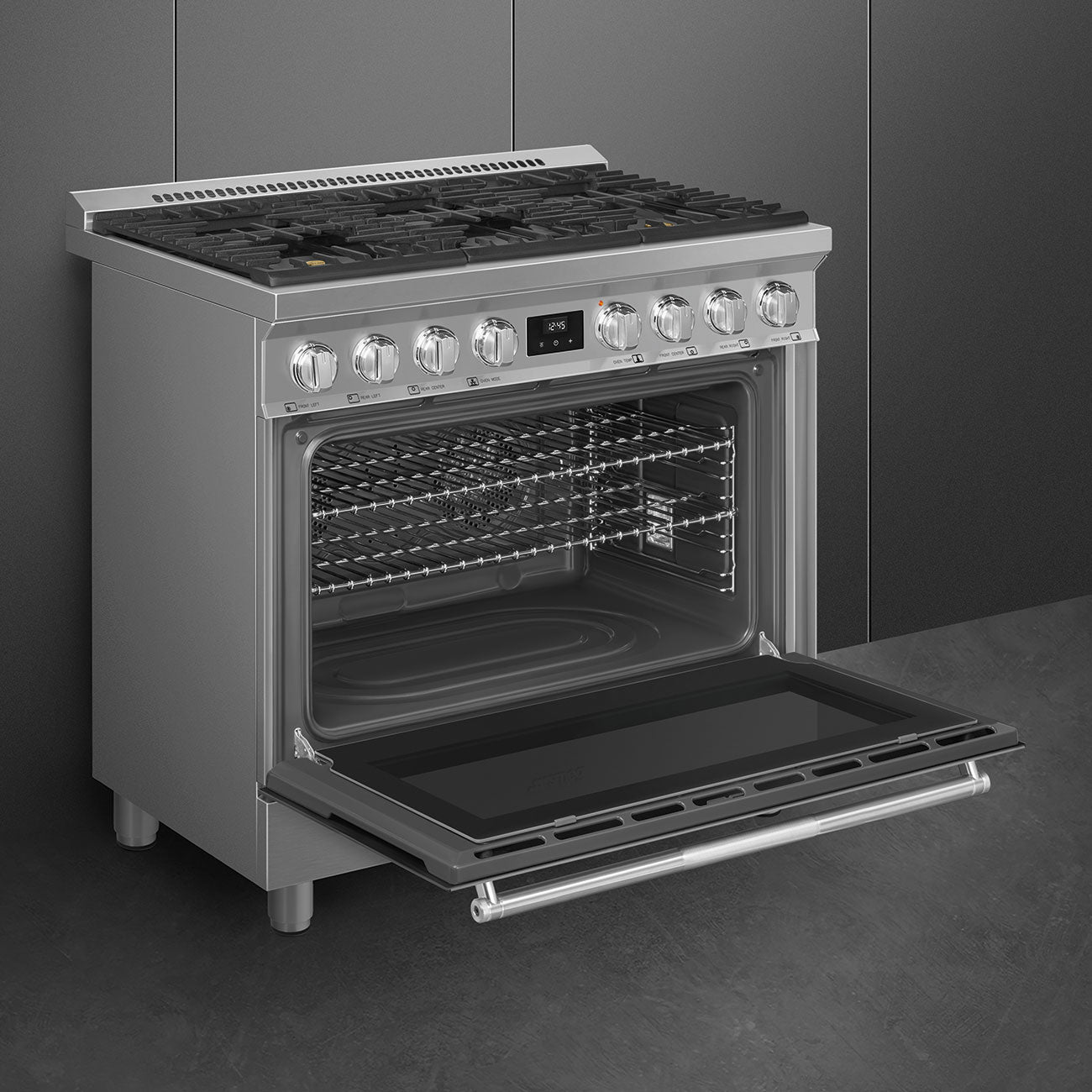 36-Inch Professional Dual-Fuel Range - Stainless Steel