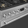 36-Inch Professional Dual-Fuel Range - Stainless Steel