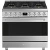 36-Inch Professional Dual-Fuel Range - Stainless Steel
