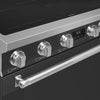 36-Inch Professional Induction Range - Matte Black