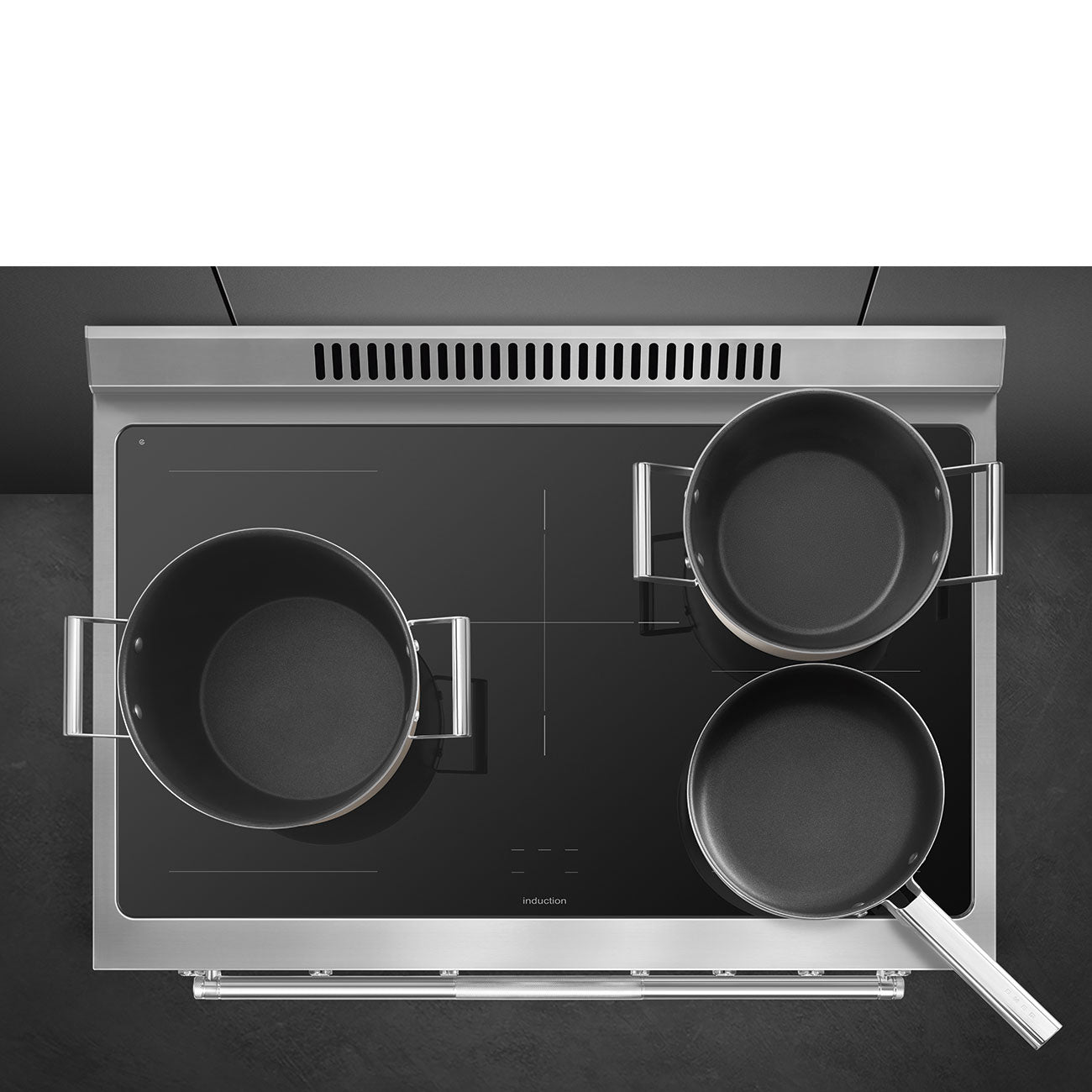36-Inch Professional Induction Range - Matte Black