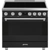 36-Inch Professional Induction Range - Matte Black