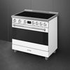 36-Inch Professional Induction Range - Matte White