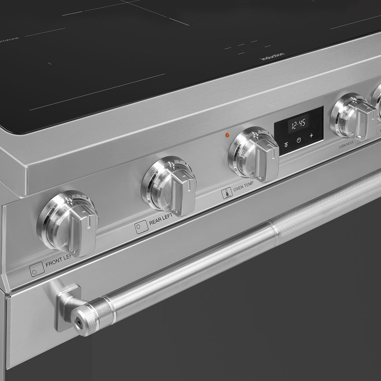36-Inch Professional Induction Range - Stainless Steel
