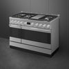 48-Inch Dual-Fuel Range with Double Oven - Stainless Steel