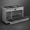 48-Inch Dual-Fuel Range with Double Oven - Stainless Steel