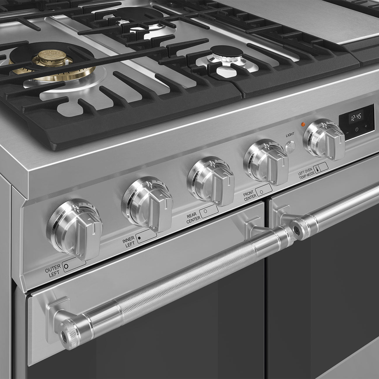 48-Inch Dual-Fuel Range with Double Oven - Stainless Steel