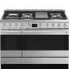 48-Inch Dual-Fuel Range with Double Oven - Stainless Steel