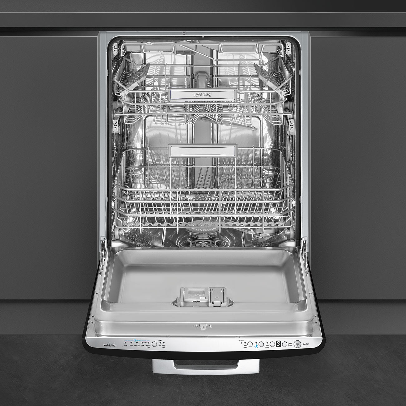 Retro-Style Built-In 24" FlexiDuo Dishwasher (ADA Compliant) - Black