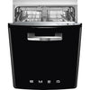 Retro-Style Built-In 24" FlexiDuo Dishwasher (ADA Compliant) - Black