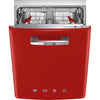 Retro-Style Built-In 24" FlexiDuo Dishwasher (ADA Compliant) - Red