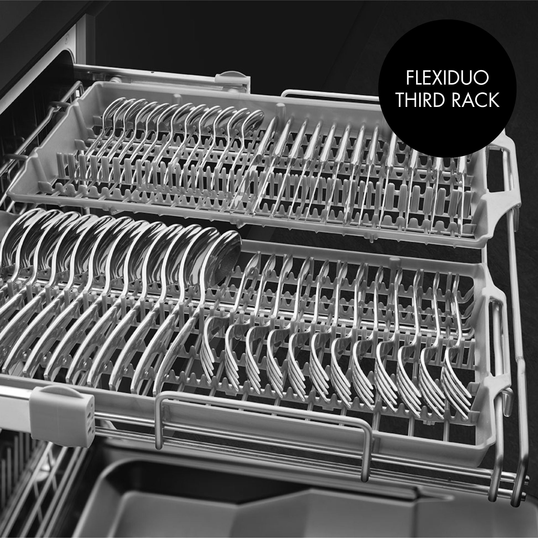 Retro-Style Built-In 24" FlexiDuo Dishwasher (ADA Compliant) - Red
