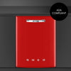 Retro-Style Built-In 24" FlexiDuo Dishwasher (ADA Compliant) - Red