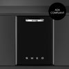Retro-Style Built-In 24" FlexiDuo Dishwasher (ADA Compliant) - Black