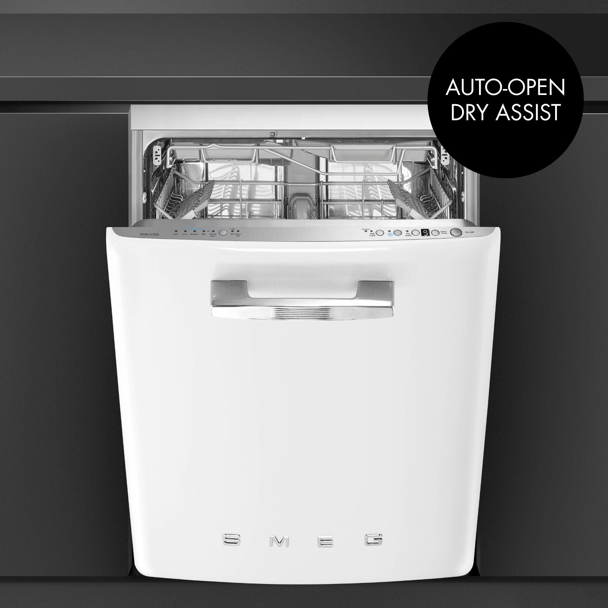 Retro-Style Built-In 24" FlexiDuo Dishwasher (ADA Compliant) - White