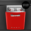 Retro-Style Built-In 24" FlexiDuo Dishwasher (ADA Compliant) - Red