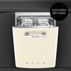 Retro-Style Built-In 24" FlexiDuo Dishwasher (ADA Compliant) - Cream