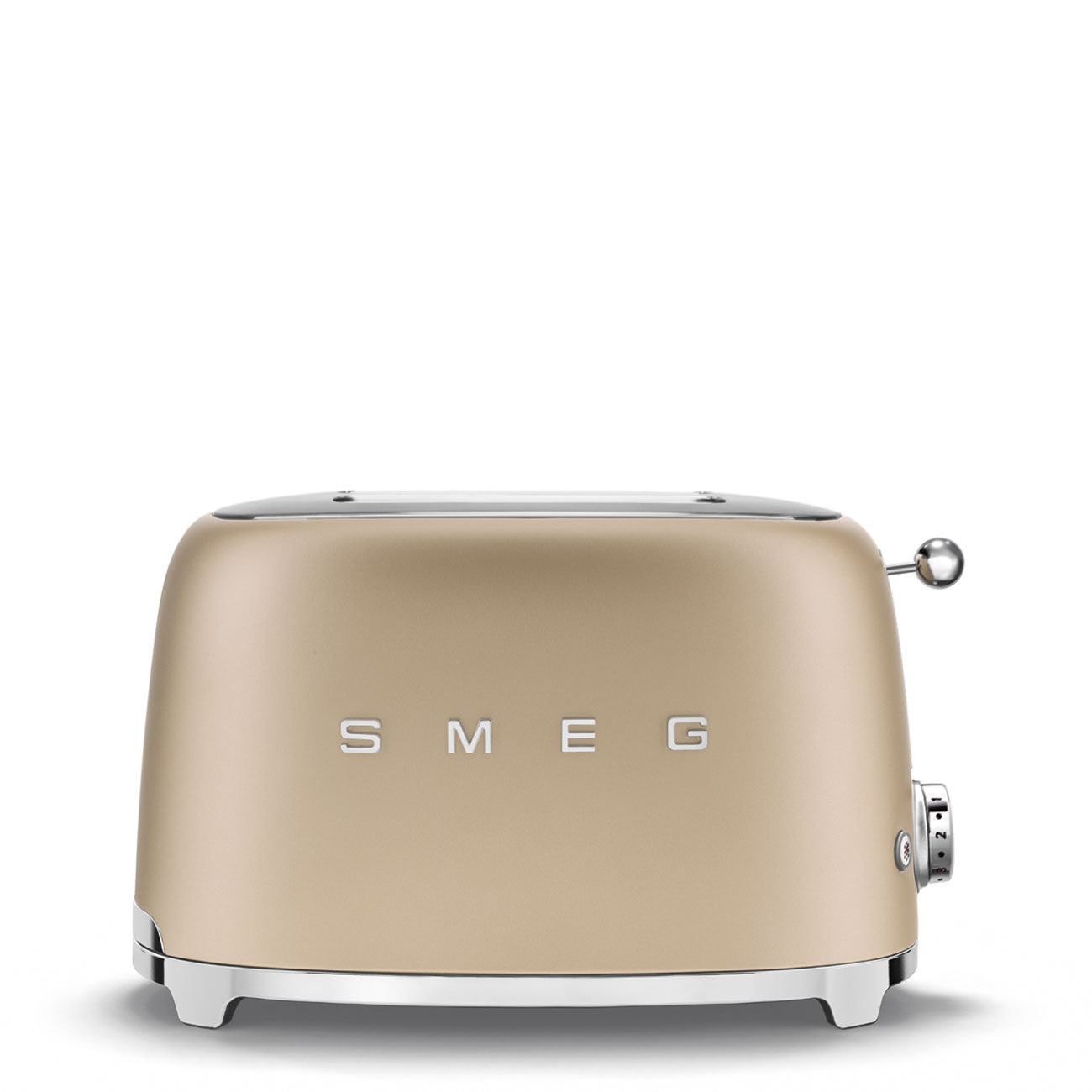 2-Slice Toaster – Retro-Style Champagne Matte