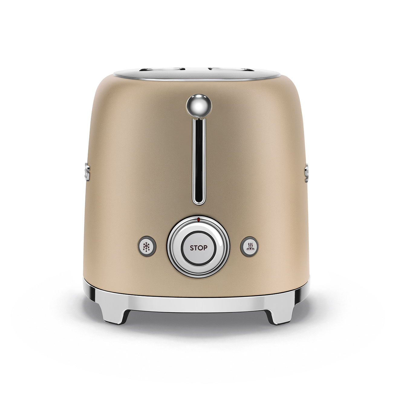 Toaster Retro-style Champagne Matte