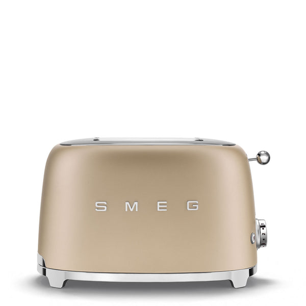 2-Slice Toaster - Retro-Style Champagne Matte – SMEG USA