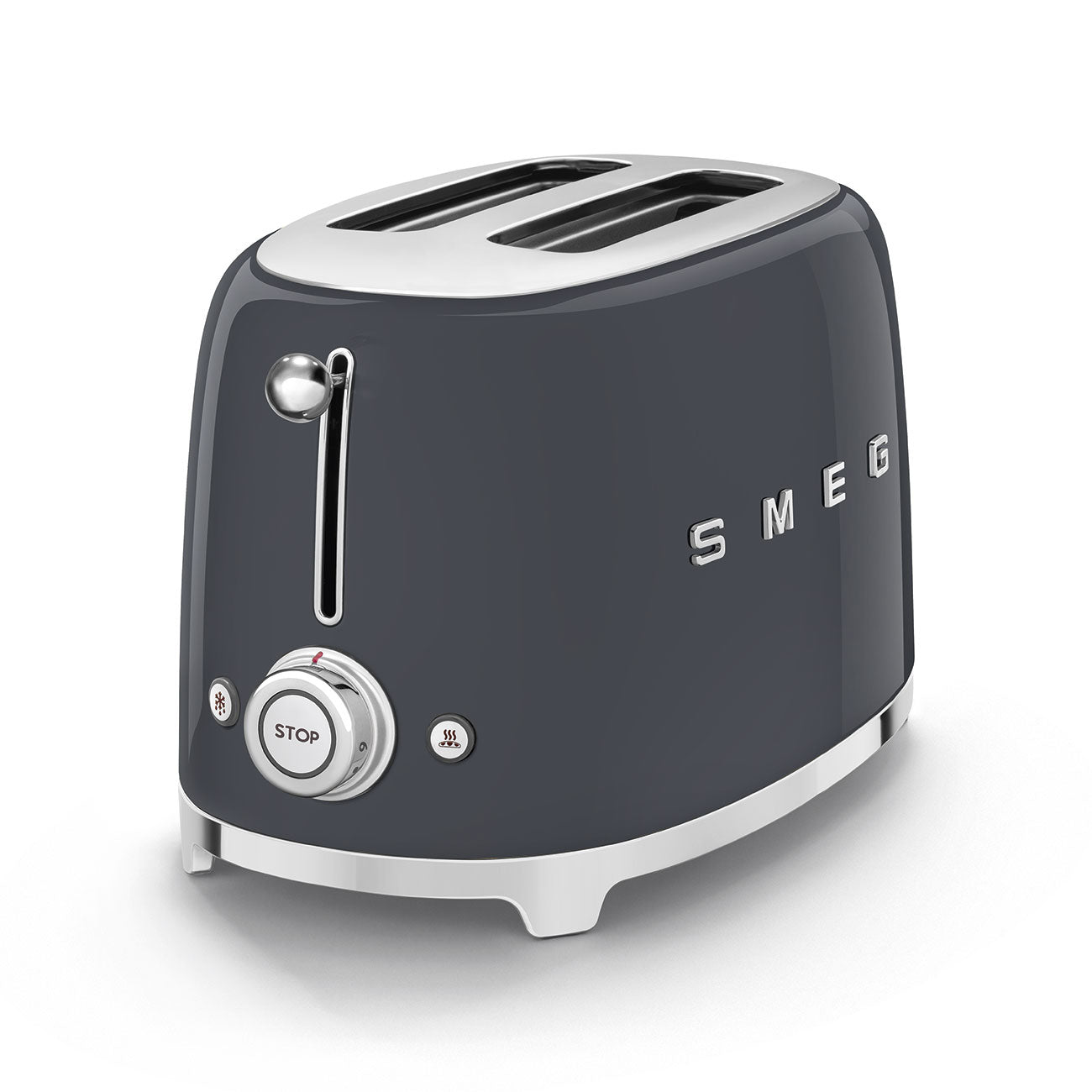 Toaster Retro-style Slate gray Glossy - Open Box