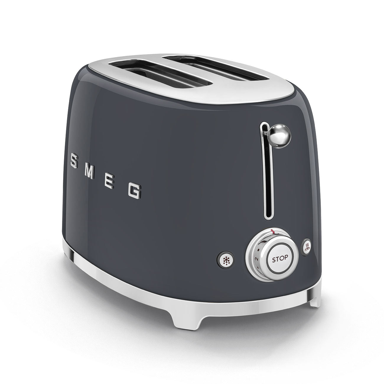 Toaster Retro-style Slate gray Glossy - Open Box