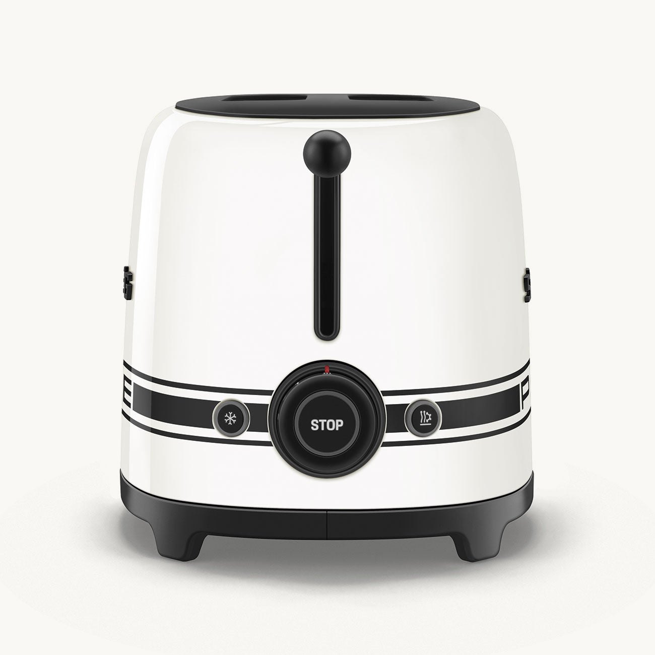 Porsche × SMEG Retro-Style 2-Slice Toaster – Carrara White