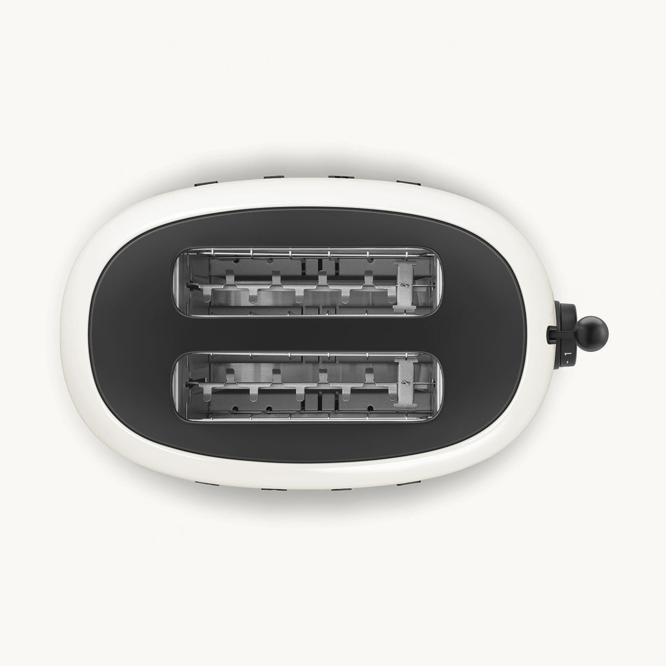 Porsche × SMEG Retro-Style 2-Slice Toaster – Carrara White