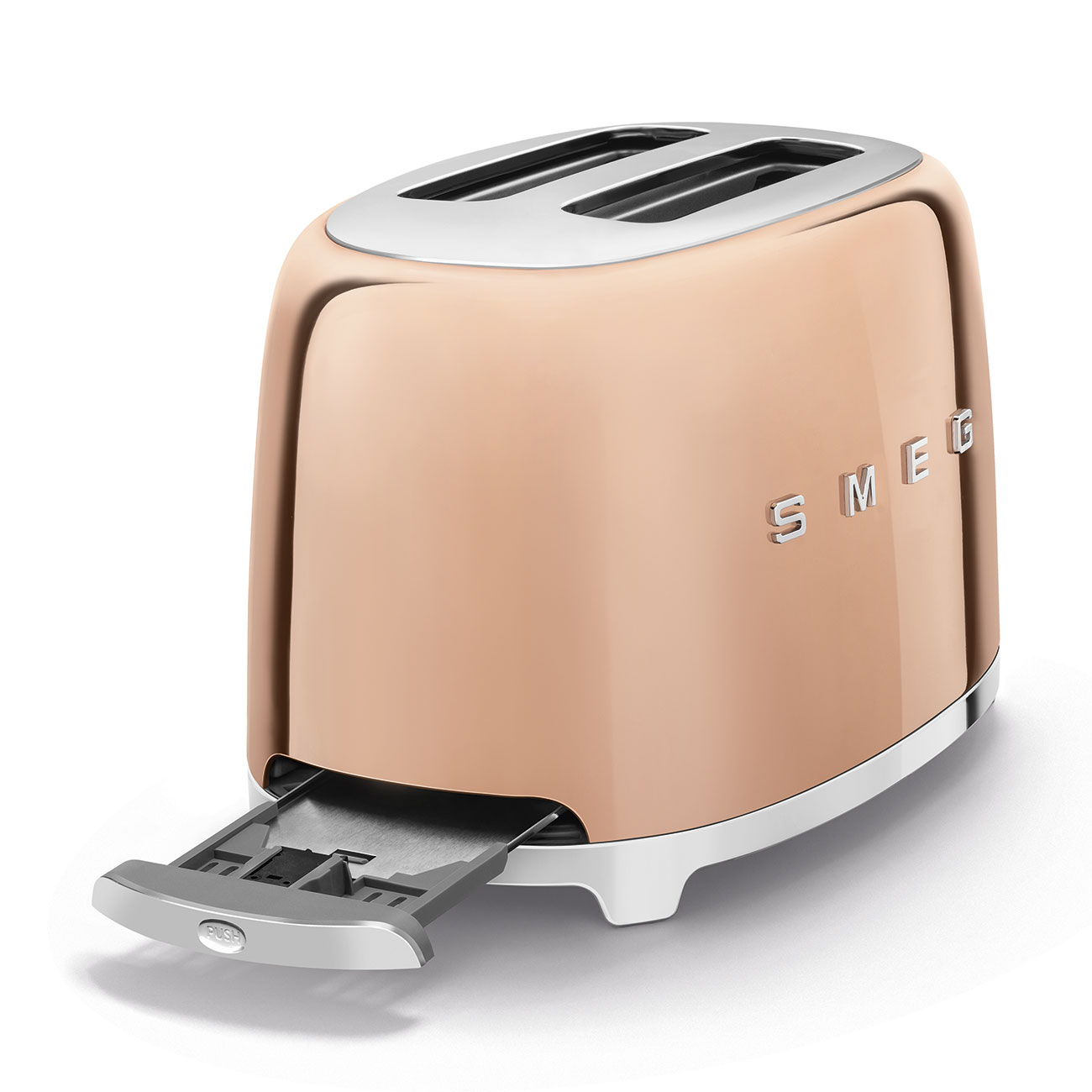 2-Slice Toaster Retro-Style Rose Gold – SMEG USA