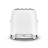 2-Slice Toaster - Retro-Style White Matte